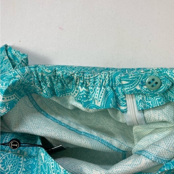 Talbots Womens Belted paisley skirt size 18W Petite - Picture 8 of 12